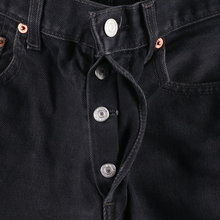1990'S Levi's 517-0285 Euro Model Black Denim Tapered Jeans, Women's Size L (W30 equivalent), Vintage cotton black type Vintage Second Hand