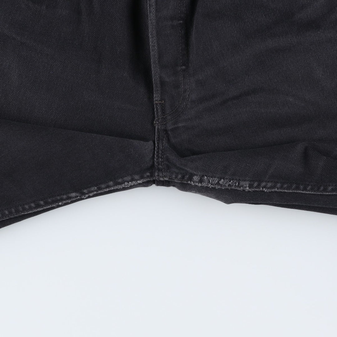 1990'S Levi's 517-0285 Euro Model Black Denim Tapered Jeans, Women's Size L (W30 equivalent), Vintage cotton black type Vintage Second Hand