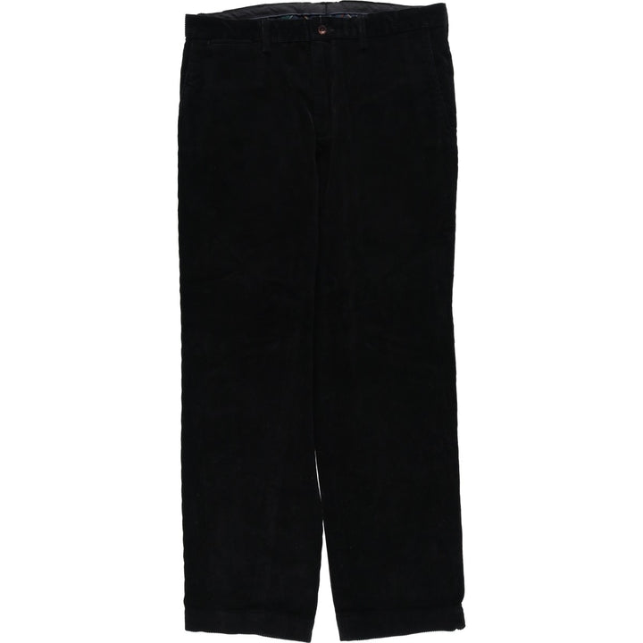 Ralph Lauren POLO by Ralph Lauren PRESTON PANT, men's corduroy pants, size W35. cotton black type Vintage Second Hand