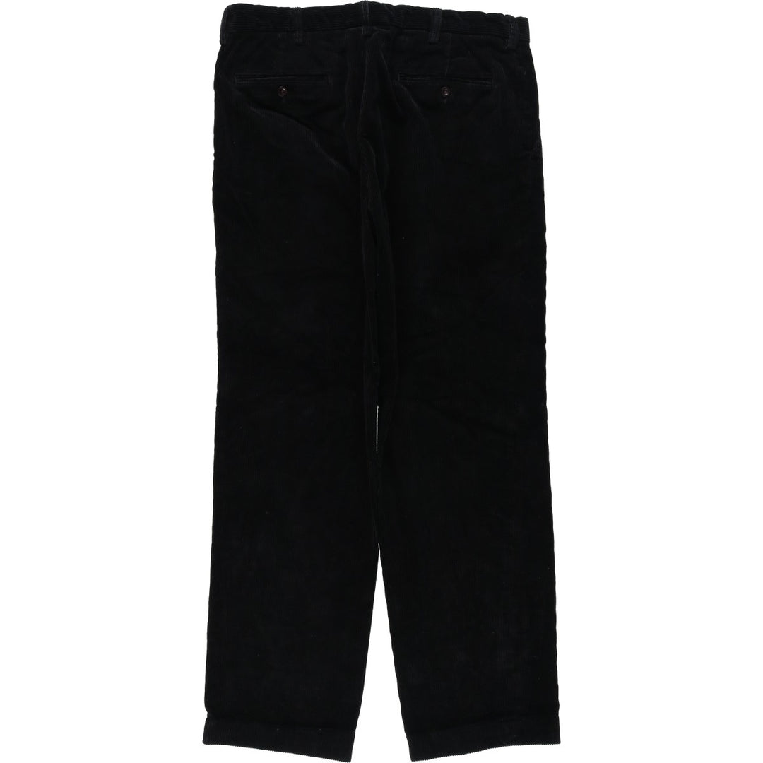 Ralph Lauren POLO by Ralph Lauren PRESTON PANT, men's corduroy pants, size W35. cotton black type Vintage Second Hand