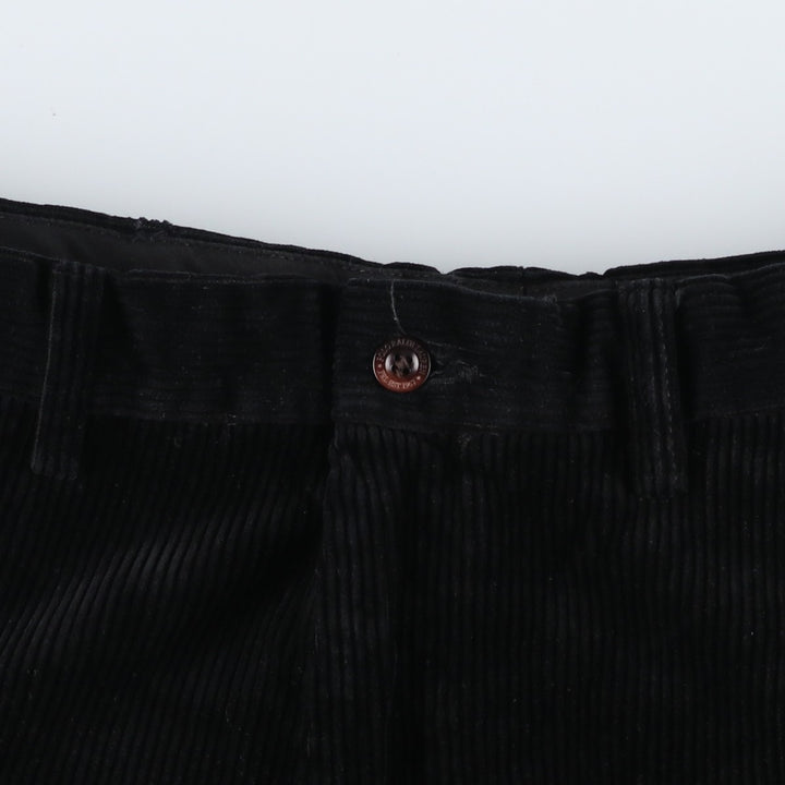 Ralph Lauren POLO by Ralph Lauren PRESTON PANT, men's corduroy pants, size W35. cotton black type Vintage Second Hand
