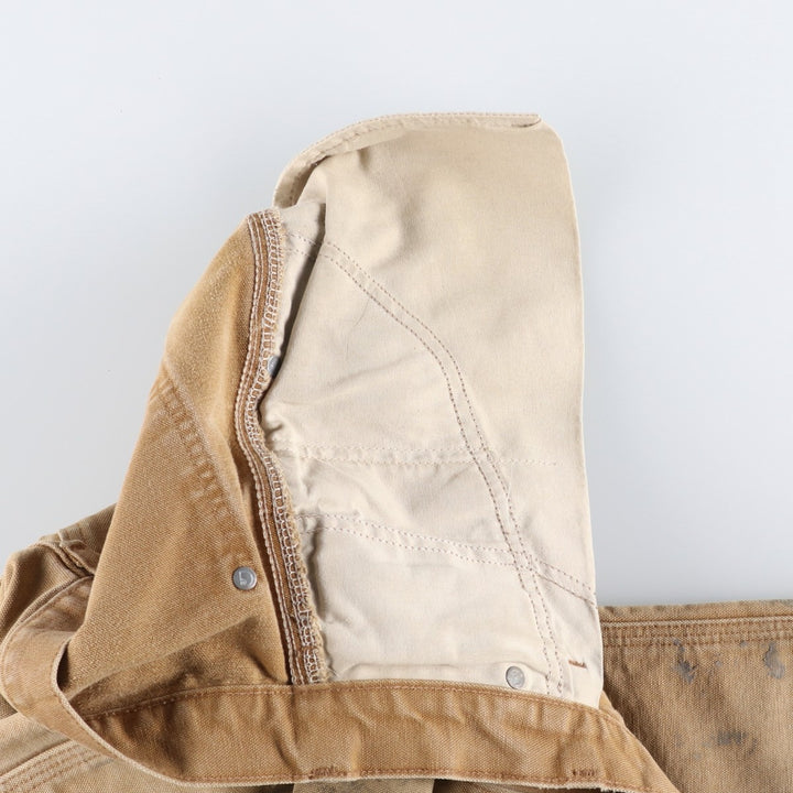 Carhartt Original Dungaree Fit Painted Double Knee Duck Painter Pants, Men's W31 (approx.) cotton Beige type Vintage Second Hand