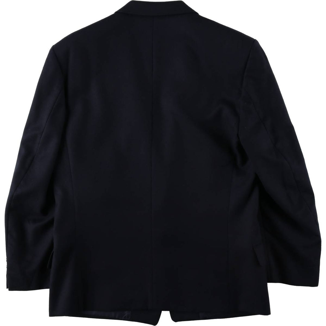 Pierre Cardin Wool Tailored Jacket Men's M size wool navy blue type Vintage Second Hand
