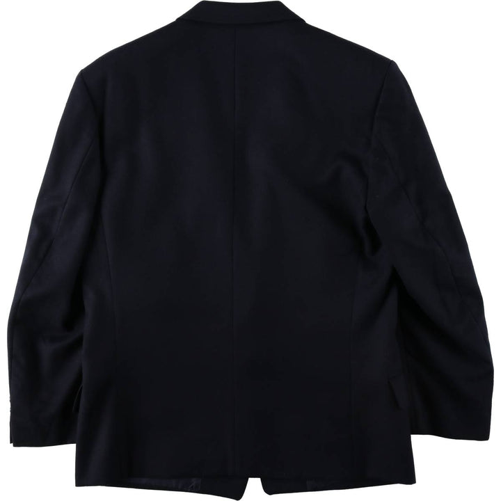 Pierre Cardin Wool Tailored Jacket Men's M size wool navy blue type Vintage Second Hand