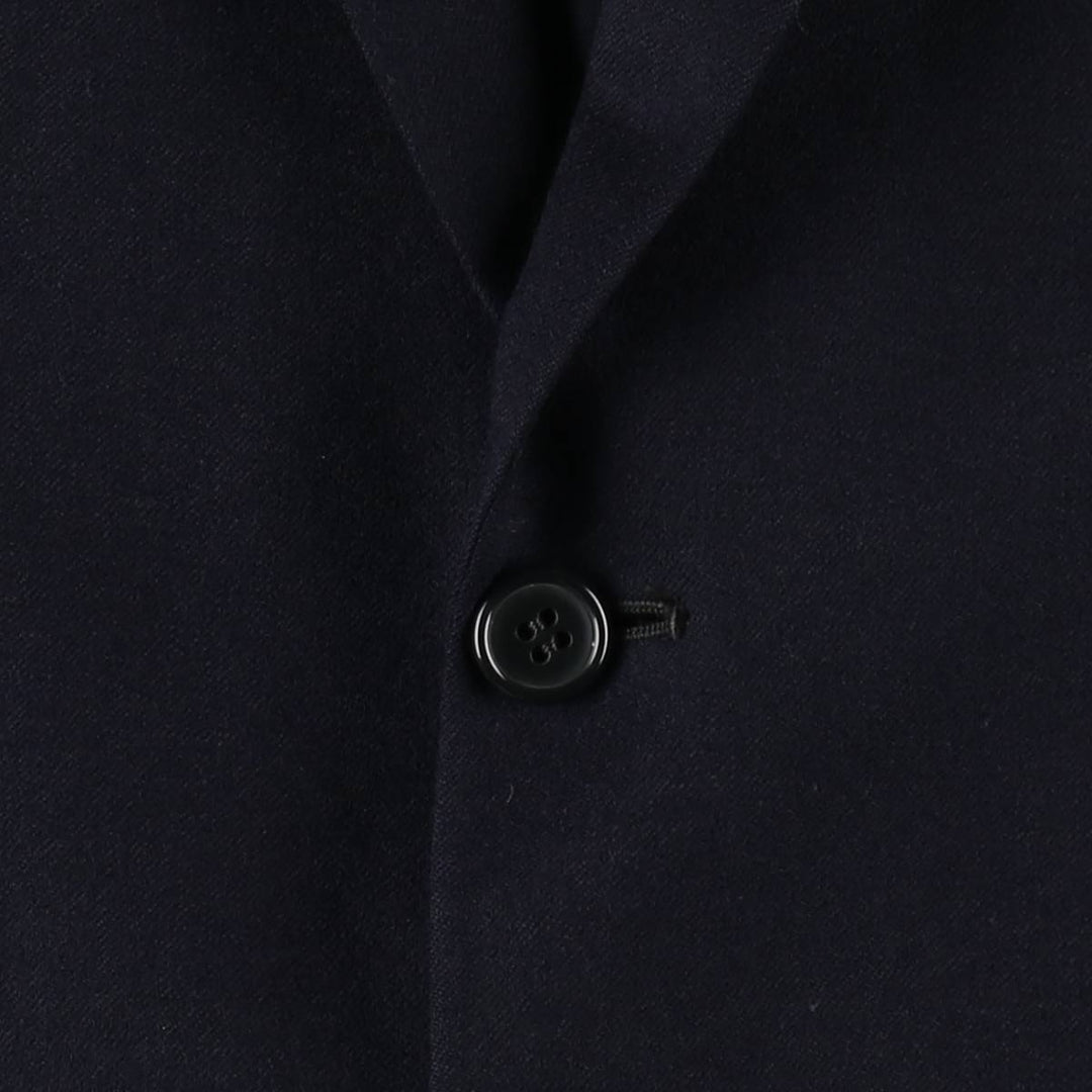 Pierre Cardin Wool Tailored Jacket Men's M size wool navy blue type Vintage Second Hand