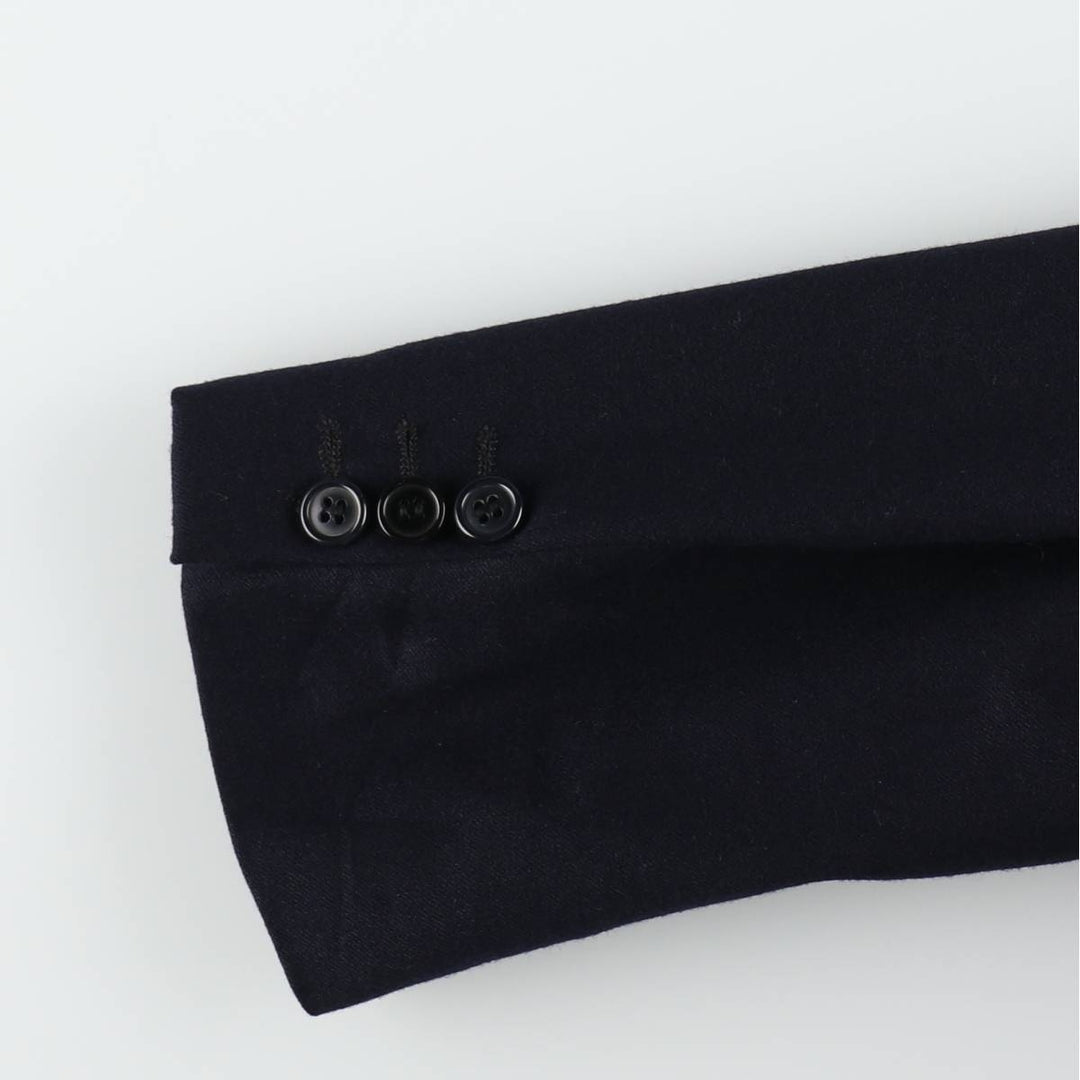 Pierre Cardin Wool Tailored Jacket Men's M size wool navy blue type Vintage Second Hand