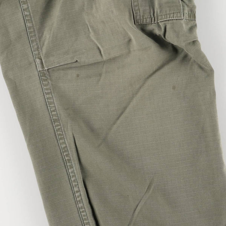 1960'S US Military Jungle Fatigue 4th Edition Ripstop Military Combat Pants, Men's Size Small, Vintage unclear Khaki type Vintage Second Hand