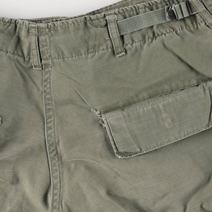 1960'S US Military Jungle Fatigue 4th Edition Ripstop Military Combat Pants, Men's Size Small, Vintage unclear Khaki type Vintage Second Hand