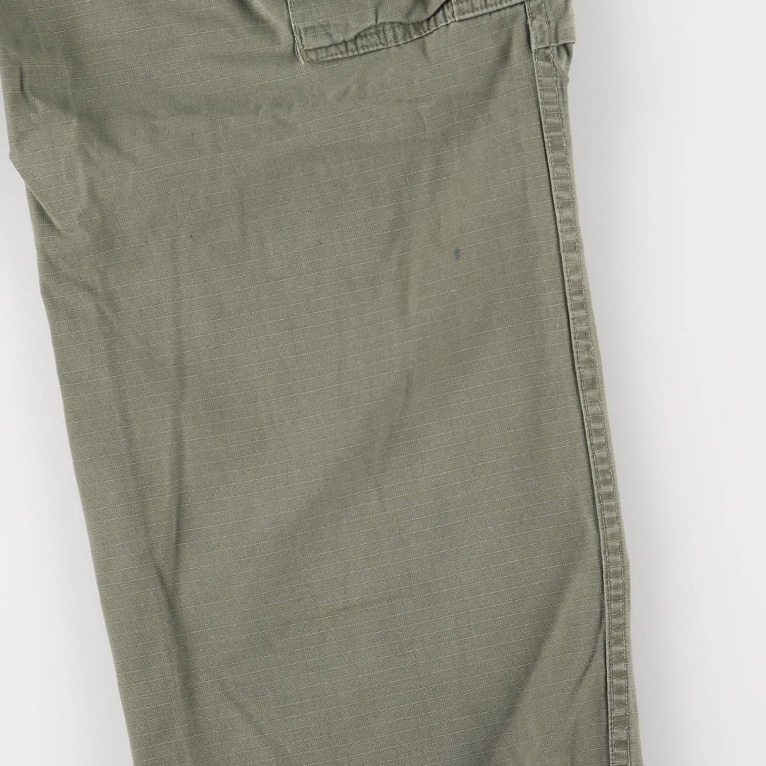 1960'S US Military Jungle Fatigue 4th Edition Ripstop Military Combat Pants, Men's Size Small, Vintage unclear Khaki type Vintage Second Hand