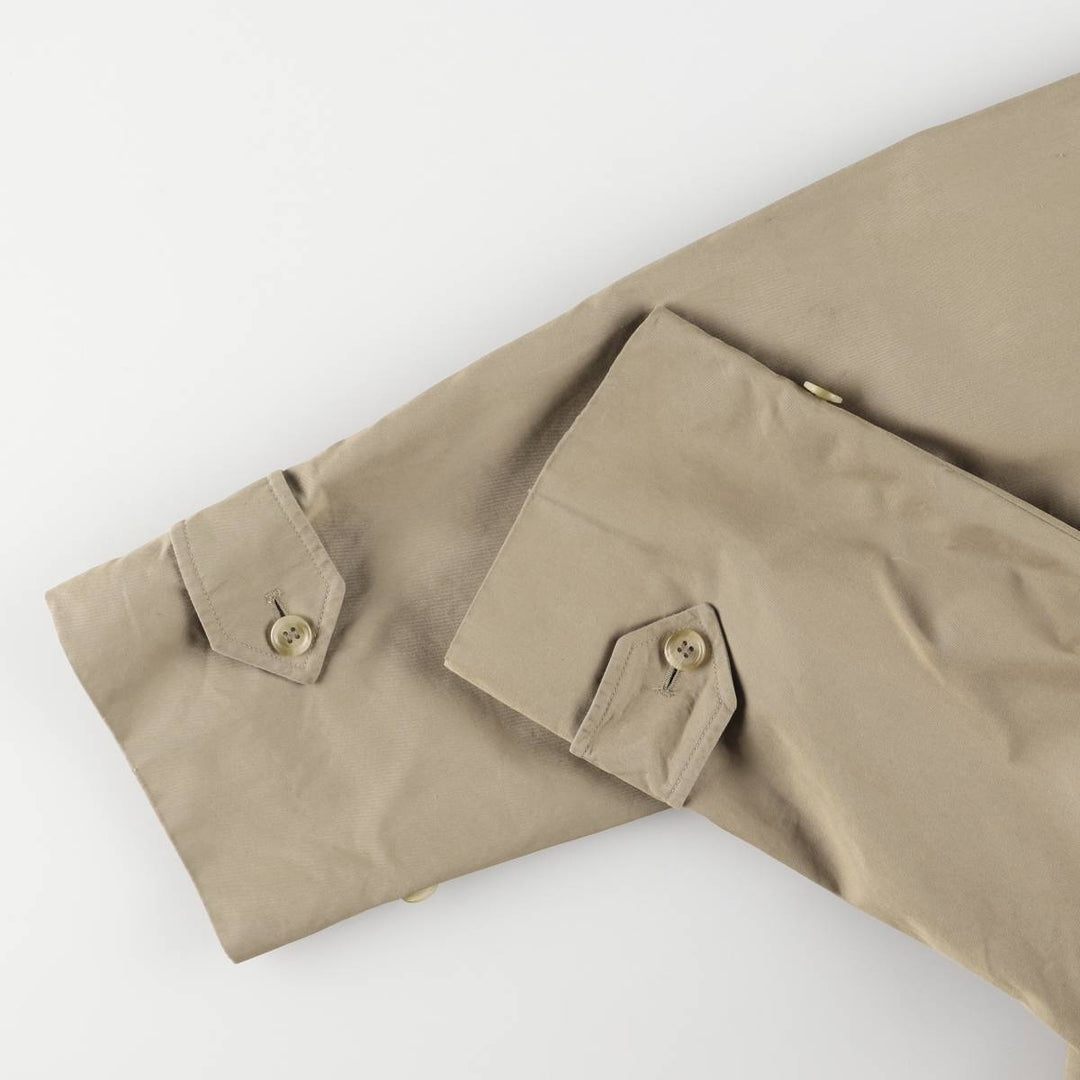 Burberry's 100% cotton Balmacaan coat, made in England, size L. cotton Beige type Vintage Second Hand