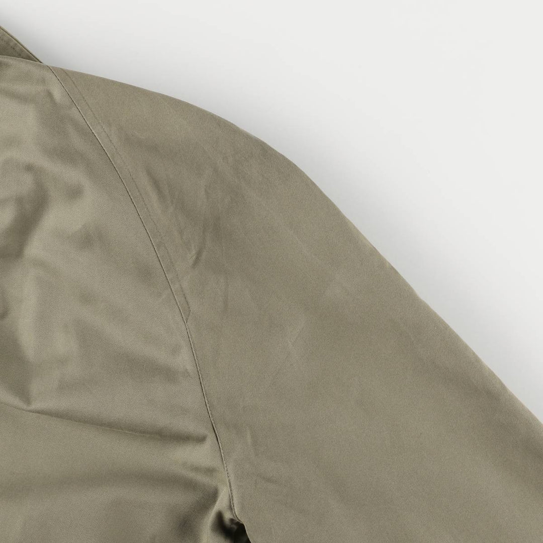 Burberry's Balmacaan coat, made in England, size M cotton Khaki type sage green Vintage Second Hand