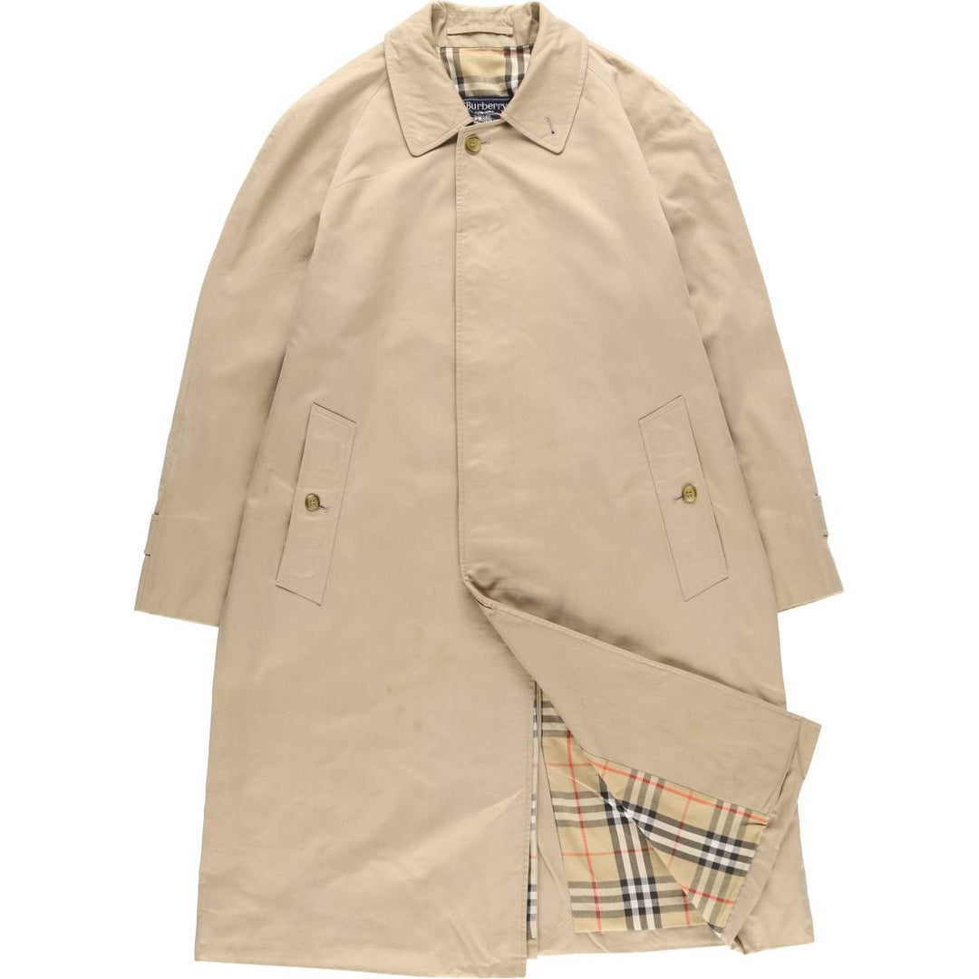 Burberry's Balmacaan coat, made in England, size M cotton Beige type Vintage Second Hand