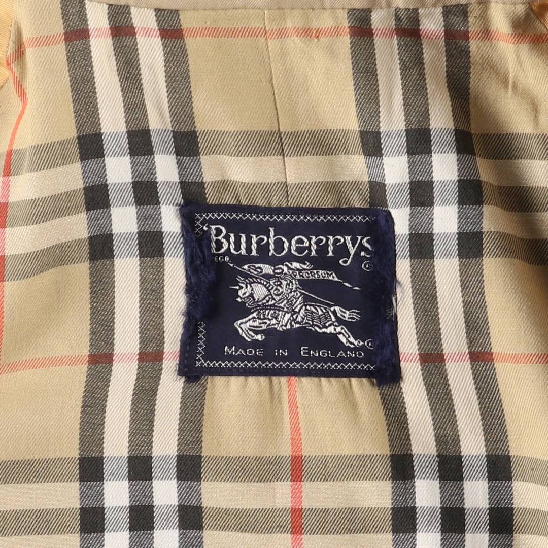 Burberry's Balmacaan coat, made in England, size M cotton Beige type Vintage Second Hand