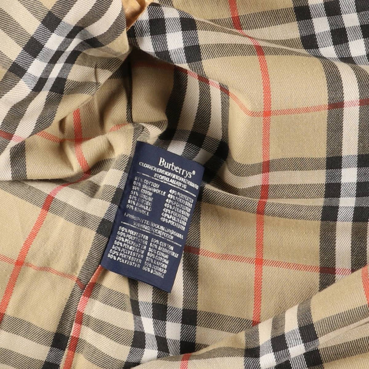 Burberry's Balmacaan coat, made in England, size M cotton Beige type Vintage Second Hand