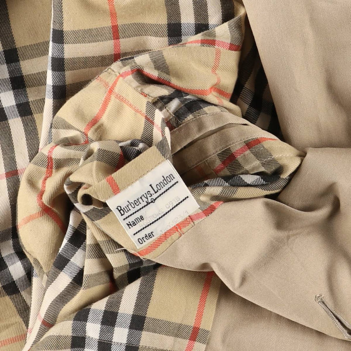 Burberry's Balmacaan coat, made in England, size M cotton Beige type Vintage Second Hand