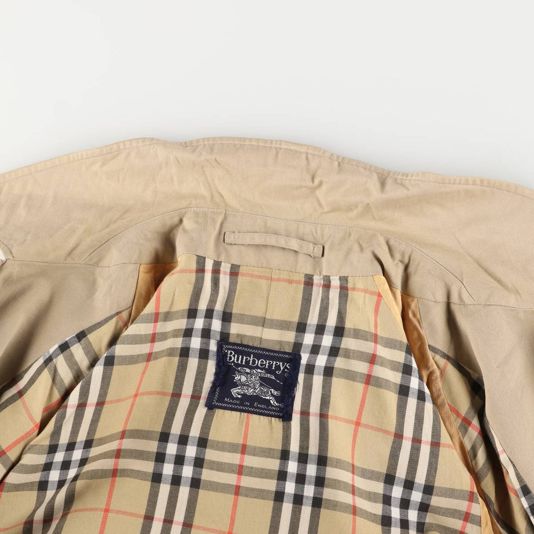 Burberry's Balmacaan coat, made in England, size M cotton Beige type Vintage Second Hand