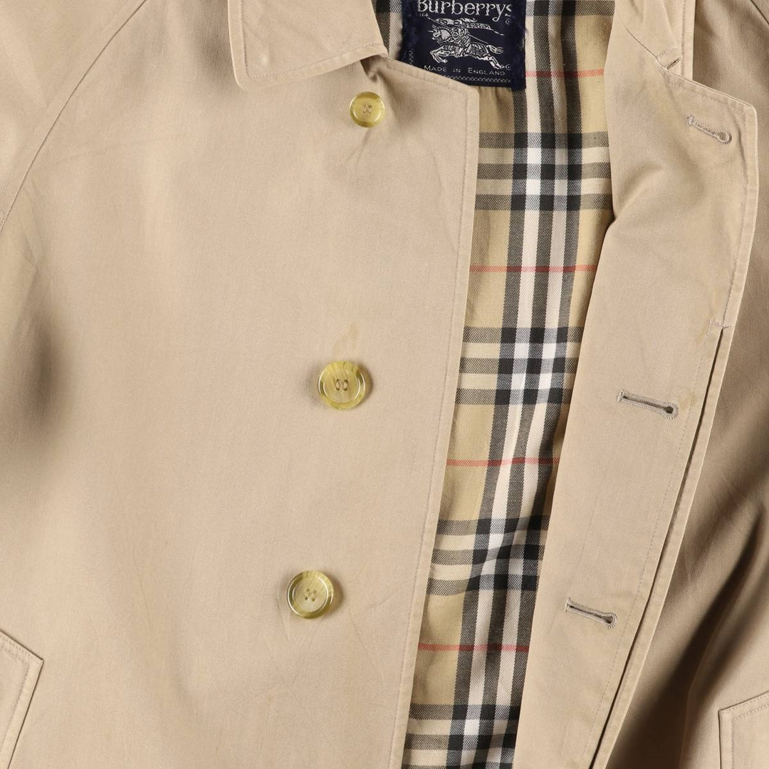 Burberry's Balmacaan coat, made in England, size M cotton Beige type Vintage Second Hand