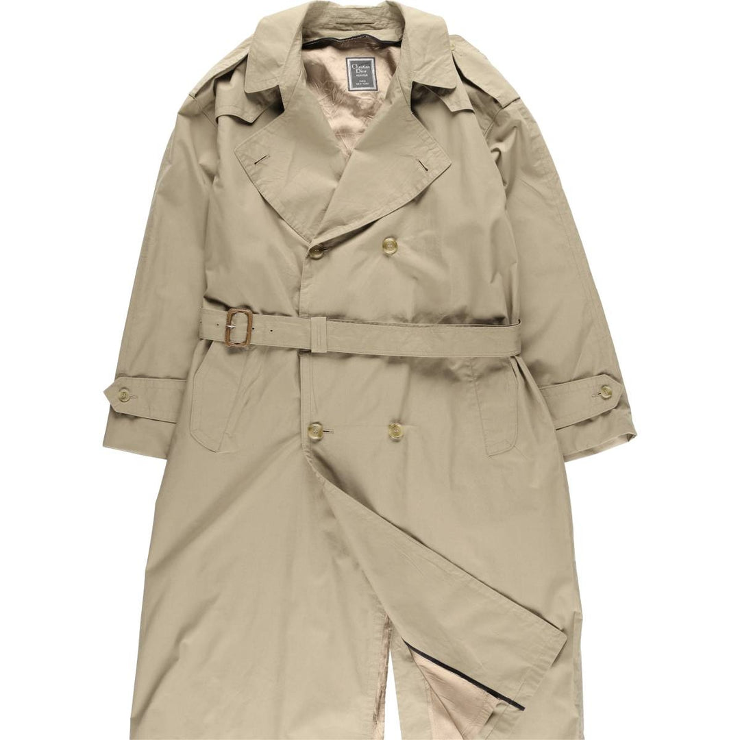 Christian Dior MONSIEUR trench coat, men's size L unclear Beige type Vintage Second Hand
