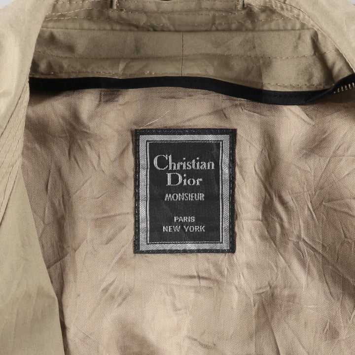 Christian Dior MONSIEUR trench coat, men's size L unclear Beige type Vintage Second Hand