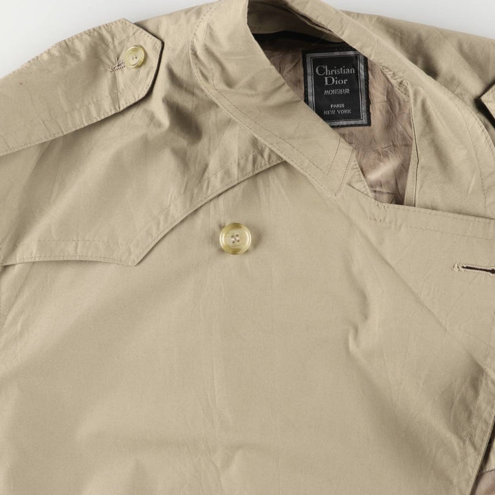 Christian Dior MONSIEUR trench coat, men's size L unclear Beige type Vintage Second Hand