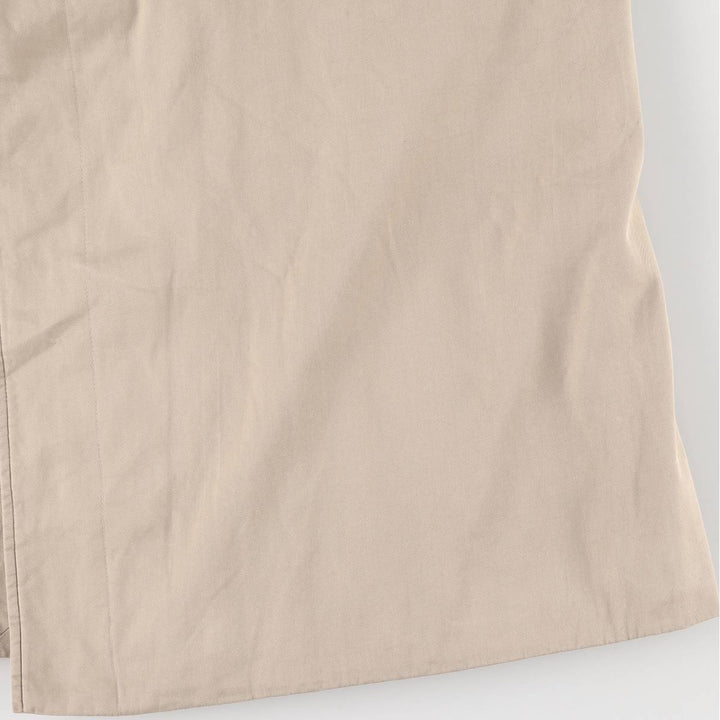 Burberry's plain Balmacaan coat, made in England, men's size XL polyester Beige type Vintage Second Hand