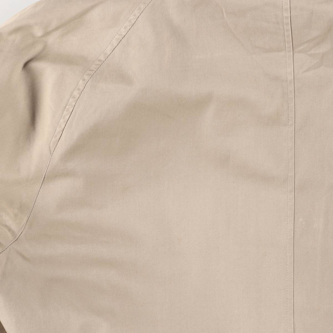 Burberry's plain Balmacaan coat, made in England, men's size XL polyester Beige type Vintage Second Hand