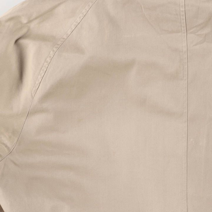 Burberry's plain Balmacaan coat, made in England, men's size XL polyester Beige type Vintage Second Hand