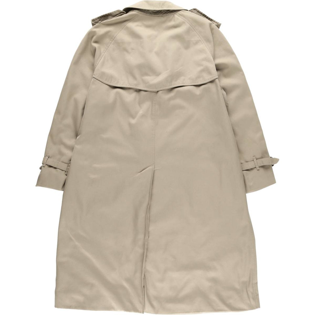 Burberry's trench coat, made in England, size L polyester Beige type Vintage Second Hand
