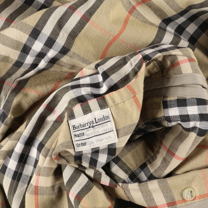 Burberry's trench coat, made in England, size L polyester Beige type Vintage Second Hand