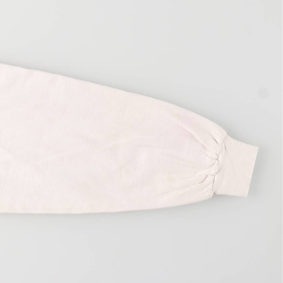 Vintage 90'S Hanes ALADDIN long-sleeved T-shirt, Made in USA, Men's Size L cotton white type Vintage Second Hand