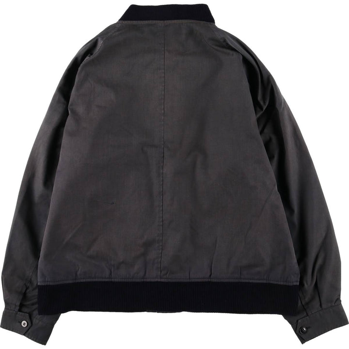 Burberry's blouson, made in Spain, men's size XL polyester gray type Vintage Second Hand