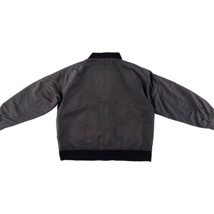 Burberry's blouson, made in Spain, men's size XL polyester gray type Vintage Second Hand