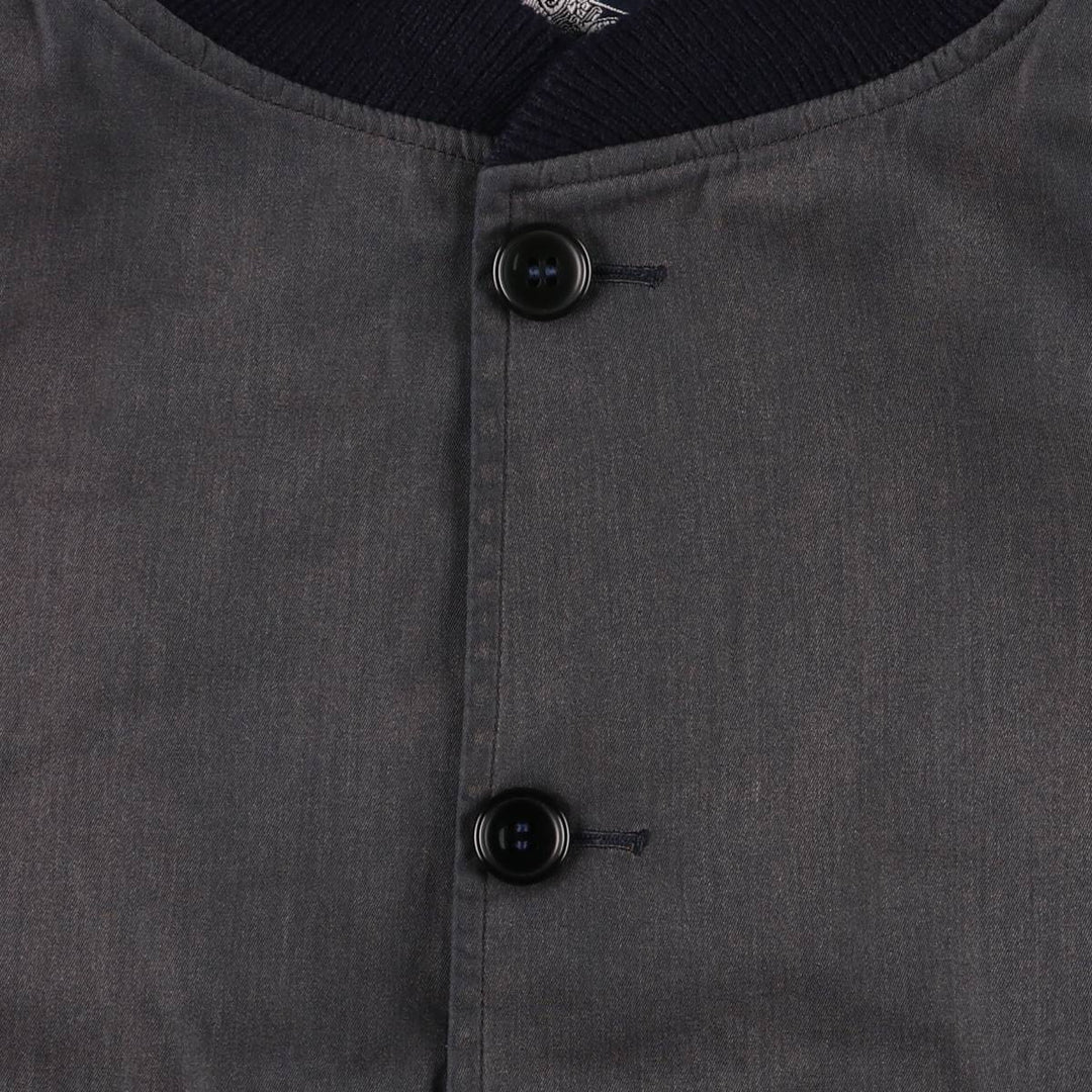 Burberry's blouson, made in Spain, men's size XL polyester gray type Vintage Second Hand