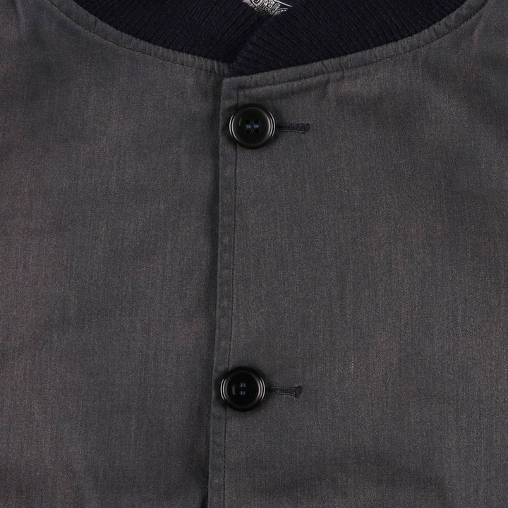 Burberry's blouson, made in Spain, men's size XL polyester gray type Vintage Second Hand