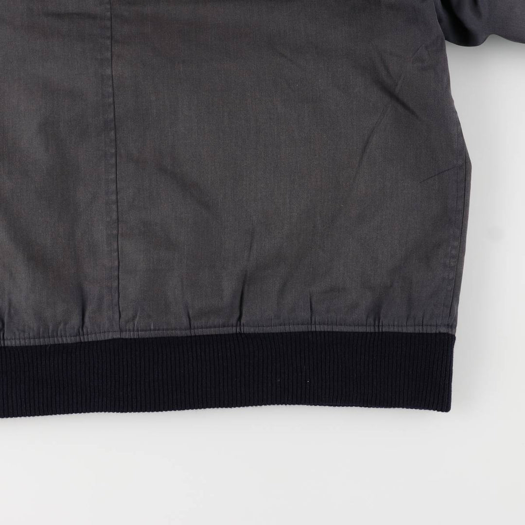 Burberry's blouson, made in Spain, men's size XL polyester gray type Vintage Second Hand