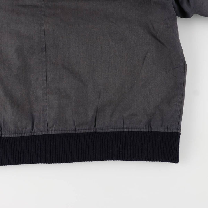 Burberry's blouson, made in Spain, men's size XL polyester gray type Vintage Second Hand