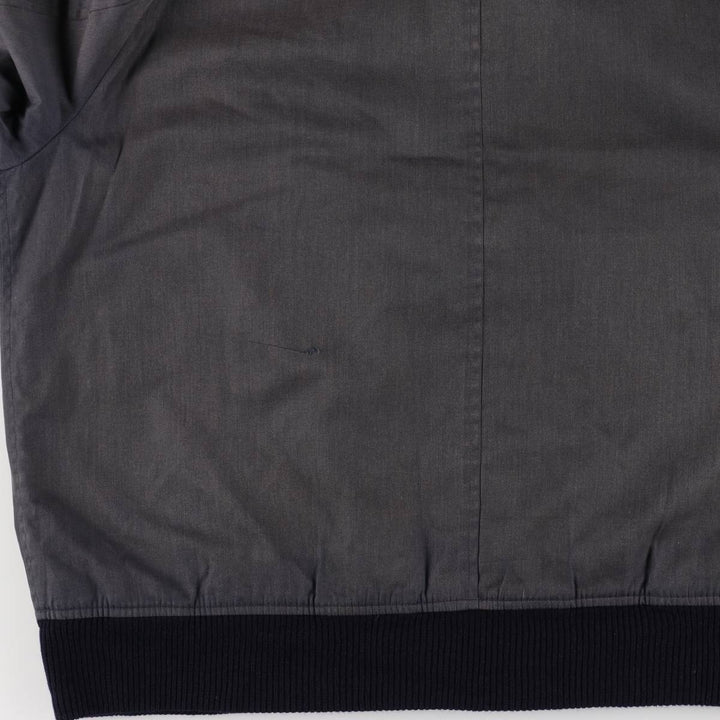 Burberry's blouson, made in Spain, men's size XL polyester gray type Vintage Second Hand