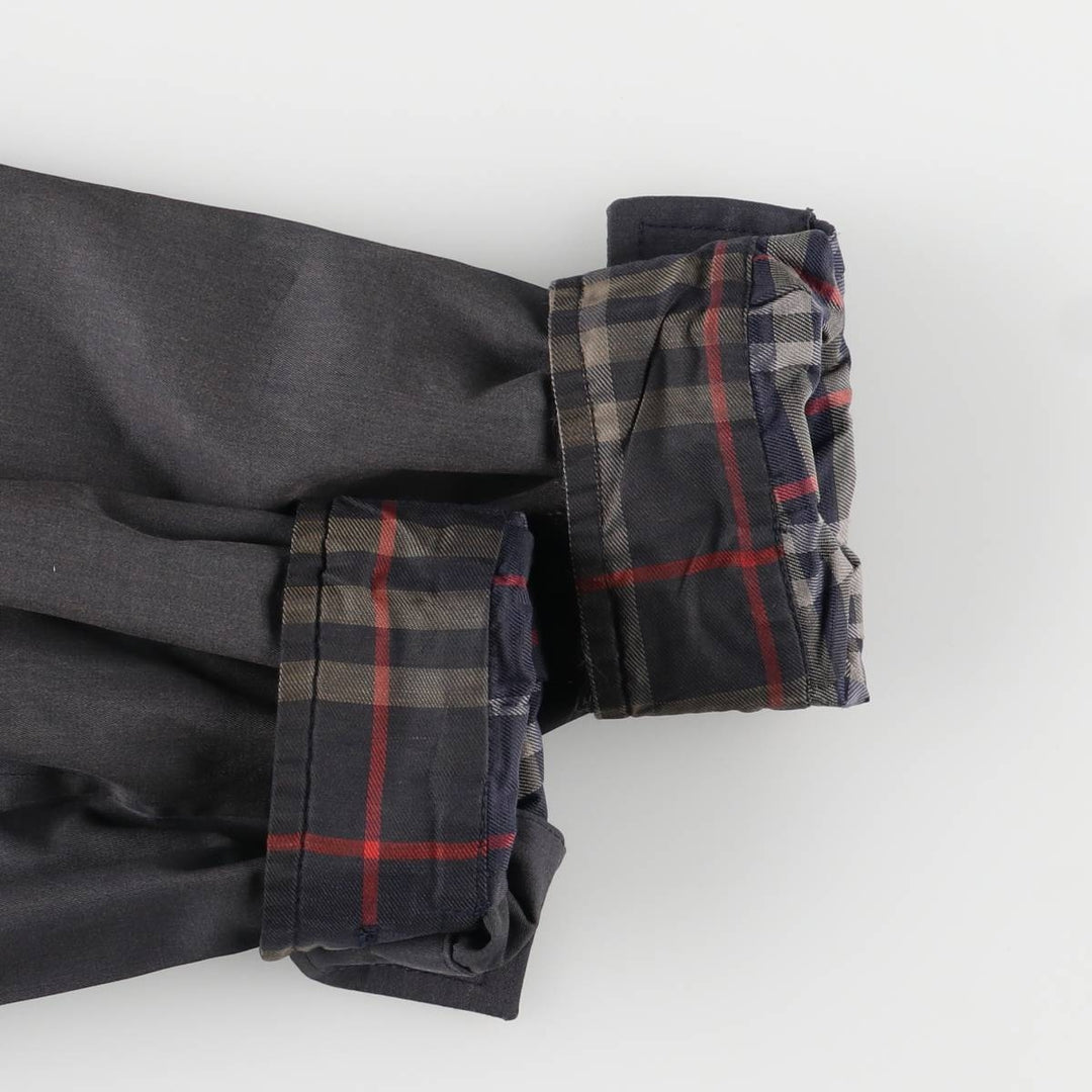 Burberry's blouson, made in Spain, men's size XL polyester gray type Vintage Second Hand