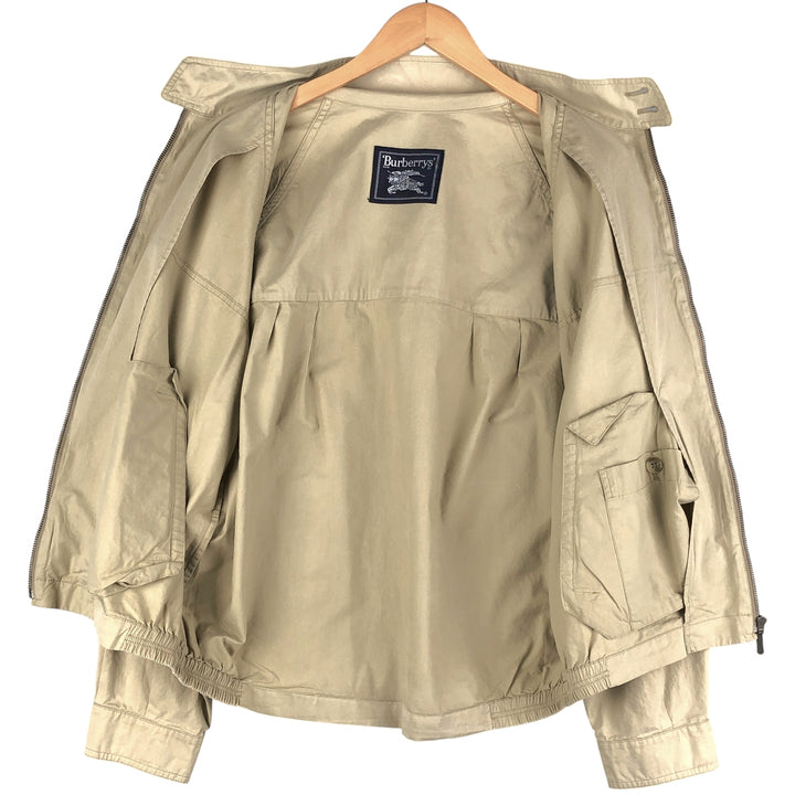 Burberry's Harrington Jacket Swing Top Men's XL cotton Beige type Vintage Second Hand