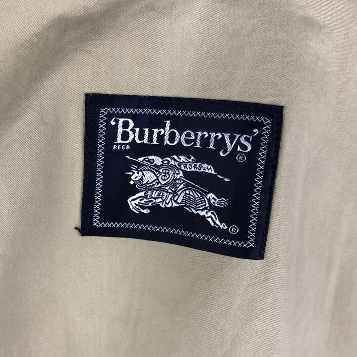 Burberry's Harrington Jacket Swing Top Men's XL cotton Beige type Vintage Second Hand
