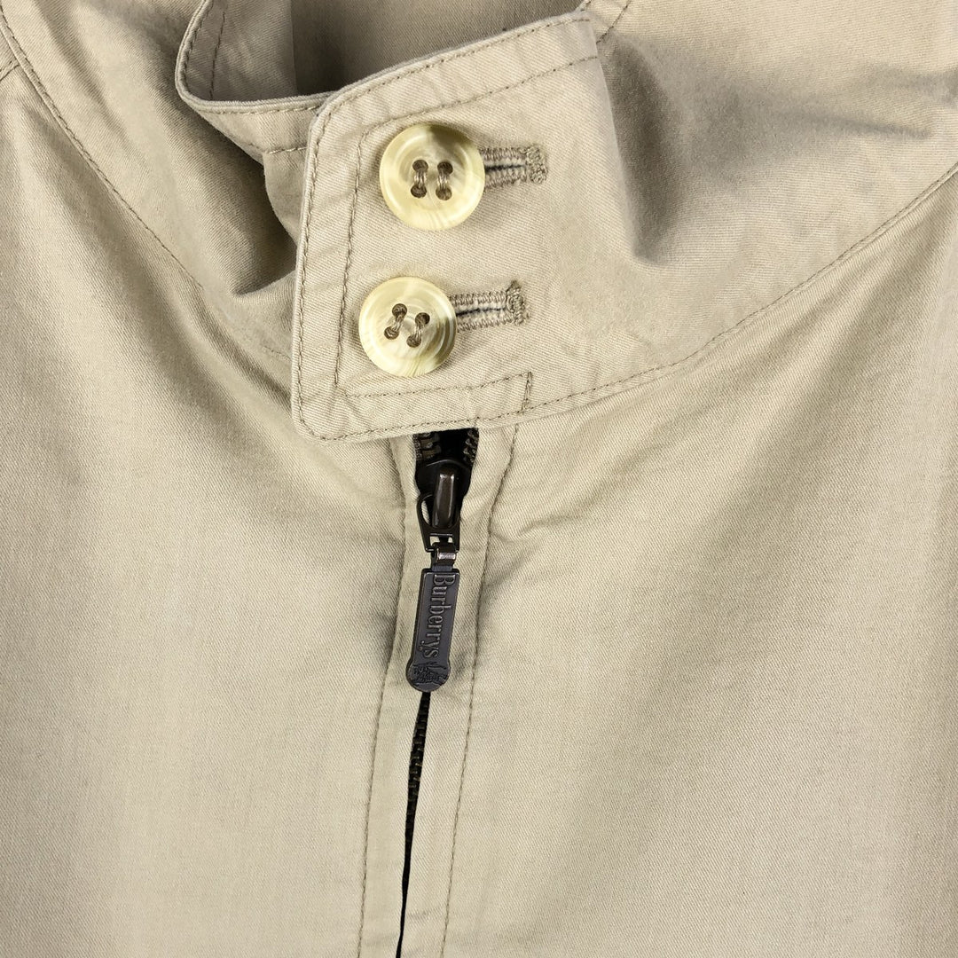 Burberry's Harrington Jacket Swing Top Men's XL cotton Beige type Vintage Second Hand