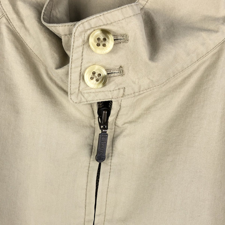 Burberry's Harrington Jacket Swing Top Men's XL cotton Beige type Vintage Second Hand