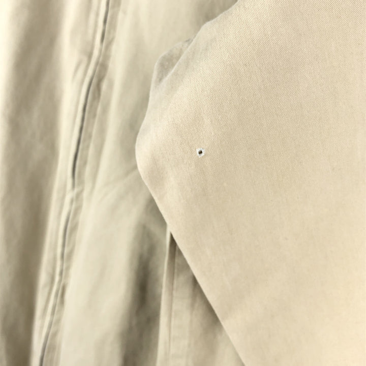 Burberry's Harrington Jacket Swing Top Men's XL cotton Beige type Vintage Second Hand