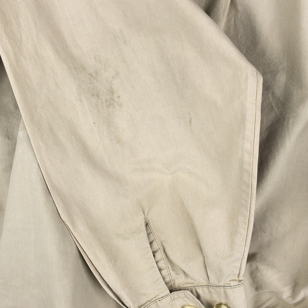 Burberry's Harrington Jacket Swing Top Men's XL cotton Beige type Vintage Second Hand