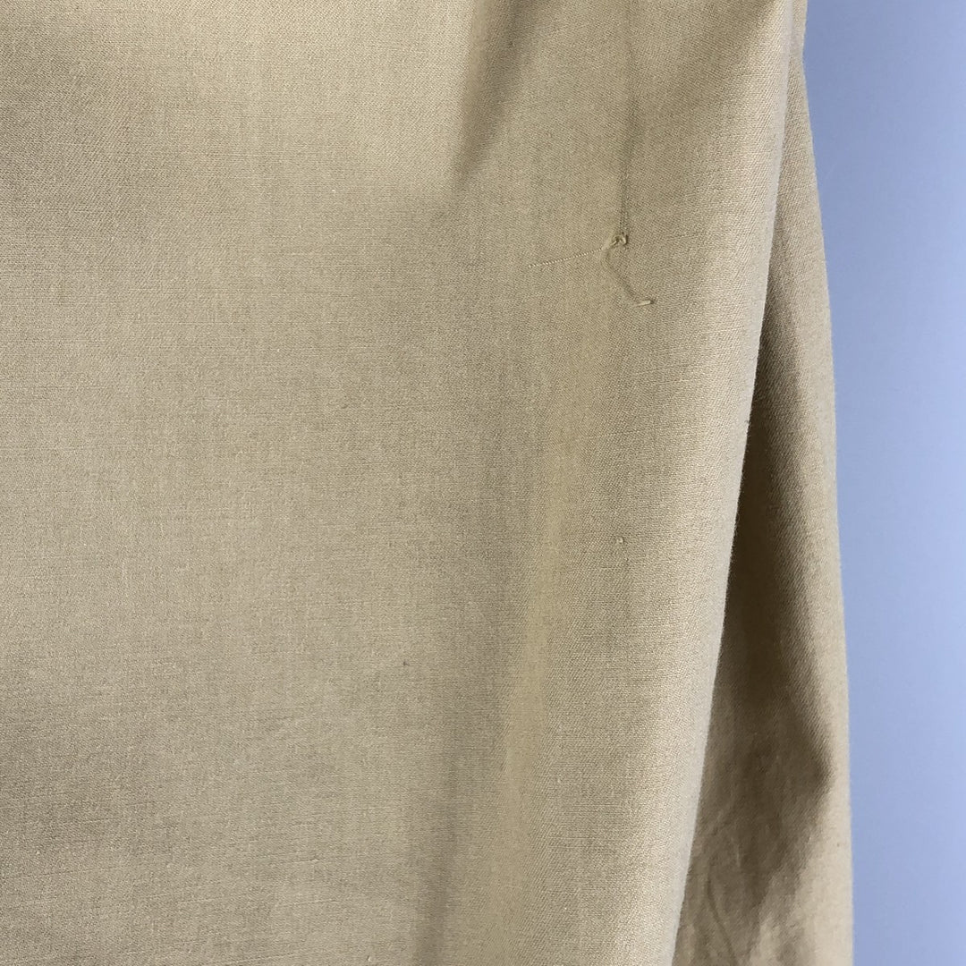 Burberry's Harrington Jacket Swing Top Men's XL cotton Beige type Vintage Second Hand