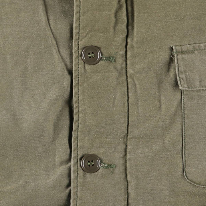 Authentic 1980'S US Navy A-2 Military Deck Jacket, Made in USA, Medium (38-40), Men's Size M, Vintage Nylon Khaki type Vintage Second Hand
