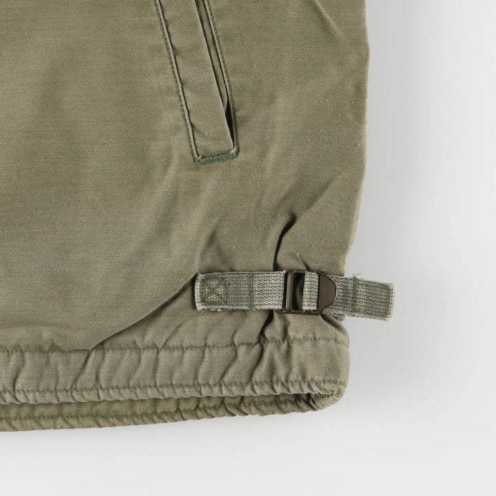 Authentic 1980'S US Navy A-2 Military Deck Jacket, Made in USA, Medium (38-40), Men's Size M, Vintage Nylon Khaki type Vintage Second Hand