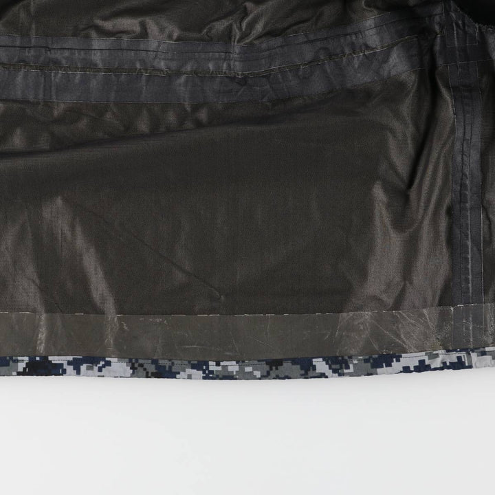 Authentic 2000'S US military camouflage pattern NWU digital camo military Gore-Tex parka, made in the USA, size X-LARGE-REGULAR, equivalent to men's XL Nylon navy blue type Vintage Second Hand