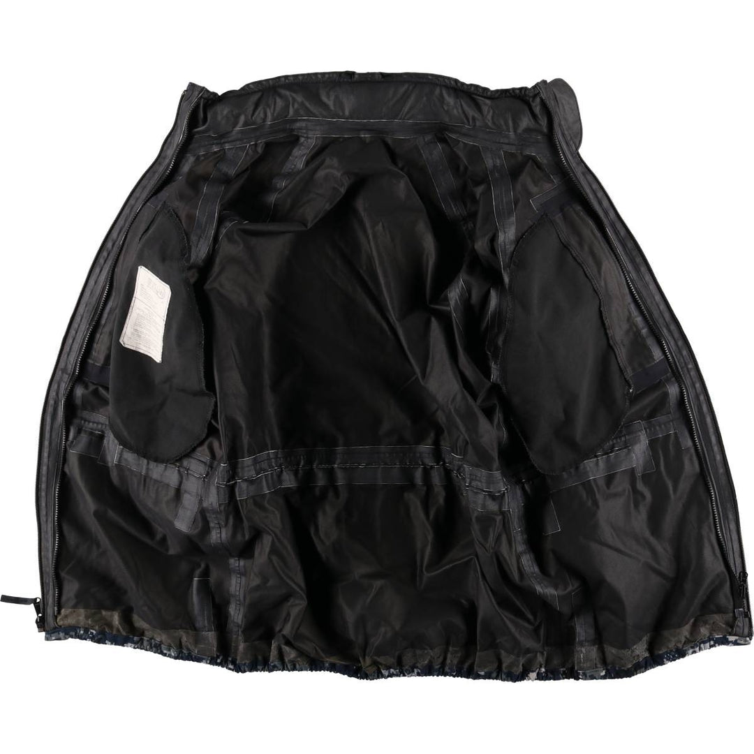 Authentic 2000'S US military camouflage pattern NWU digital camo military Gore-Tex parka, made in the USA, MEDIUM-X-LONG, equivalent to a men's M. Nylon navy blue type Vintage Second Hand