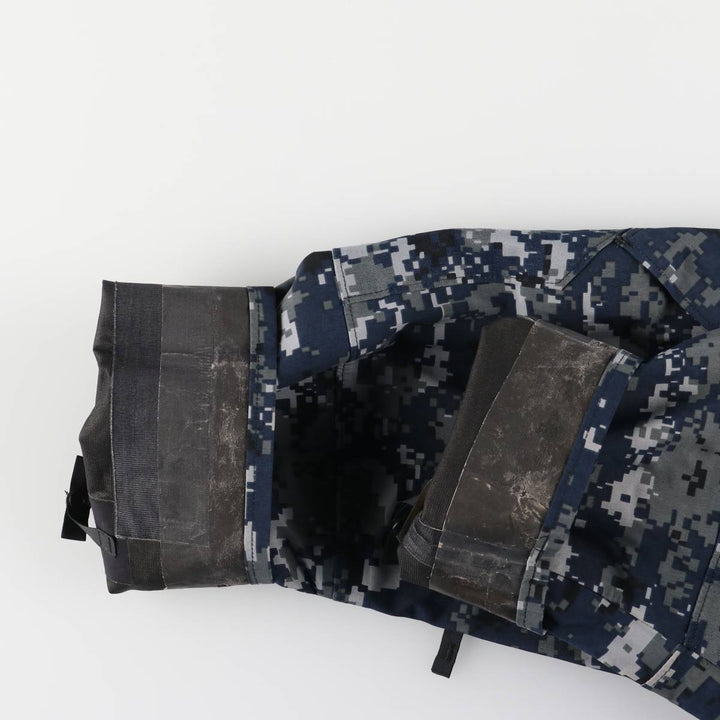 Authentic 2000'S US military camouflage pattern NWU digital camo military Gore-Tex parka, made in the USA, MEDIUM-X-LONG, equivalent to a men's M. Nylon navy blue type Vintage Second Hand